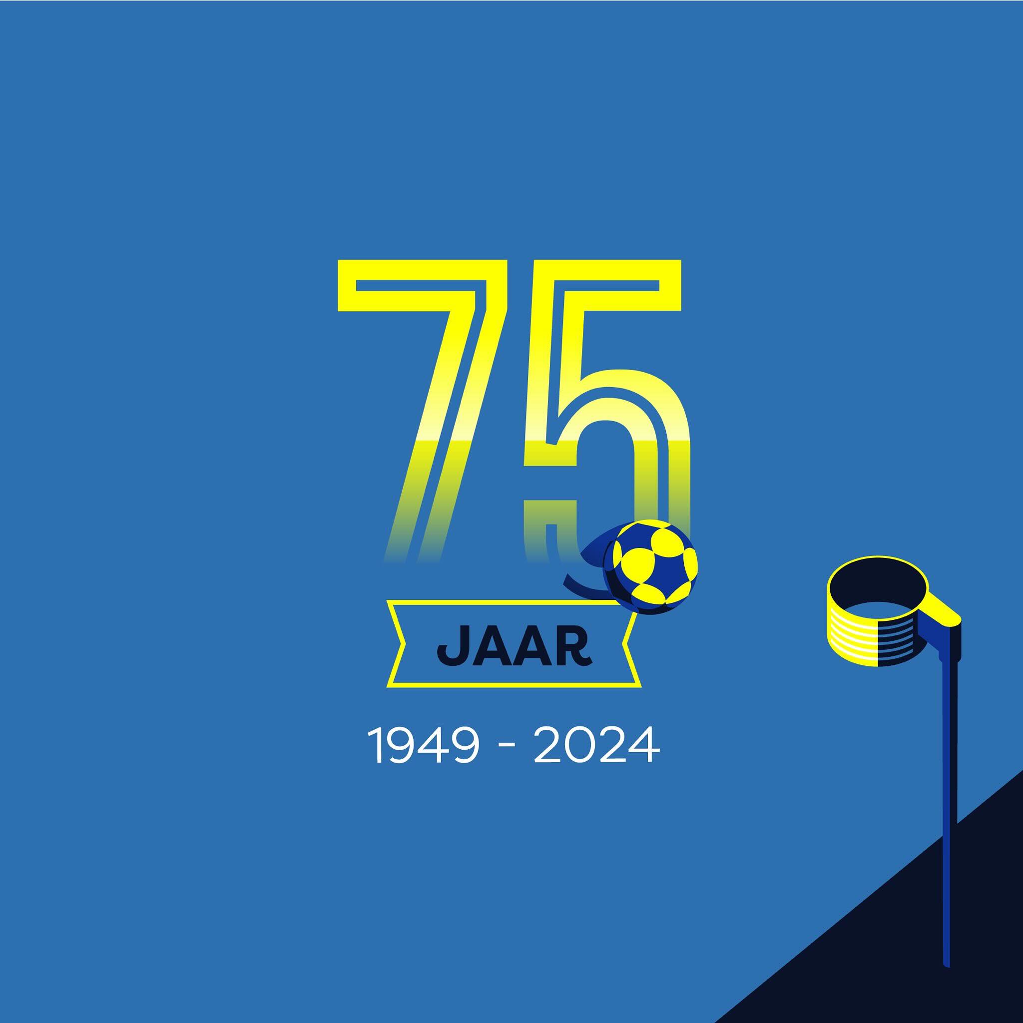 Logo van Jubileumfeest 75 jaar KVO – geef je nu op!
